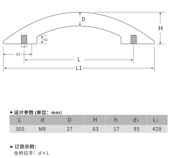 烤箱拉手,实心桥式拉手,西厨拉手-万向注册