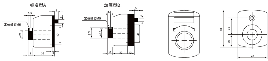  鼎点定制内波纹手轮,背波纹手轮,椭圆拉手,胶木拉手,方形拉手